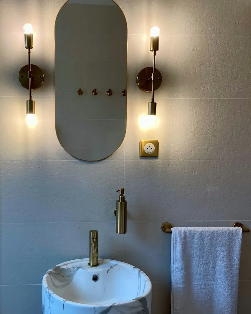 Une salle de bain en douceur, Pyla-sur-Mer